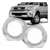 Aplique Moldura Cromada Farol De Milha Hilux 2010