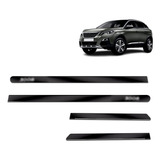 Aplique Preto Friso Lateral