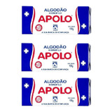 Apolo Algodão Caixa 100g Kit 3unidades