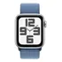 Apple Watch Se (2ª Geração) Gps  Caixa Prateada De Alumínio 40mm  Pulseira Loop Esportiva Azul-inverno