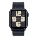 Apple Watch Se Gps (2da Gen) Caixa Meia-noite De Alumínio 40 Mm Pulseira Loop Esportiva Meia-noite