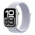 Apple Watch Series 10 Gps  Caixa Prateada De Alumínio  42 Mm  Pulseira Loop Esportiva Nuvem Azul - Distribuidor Autorizado