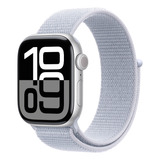 Apple Watch Series 10 Gps Caixa Prateada De Alumínio 42 Mm Pulseira Loop Esportiva Nuvem Azul - Distribuidor Autorizado