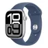 Apple Watch Series 10 Gps  Caixa Prateada De Alumínio  46 Mm  Pulseira Esportiva Denim M/g