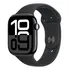 Apple Watch Series 10 Gps  Caixa Preta Brilhante De Alumínio  46 Mm  Pulseira Esportiva Preta  M/g