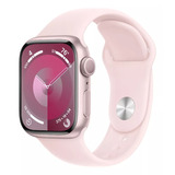 Apple Watch Series 9 Gps Caixa Rosa De Alumínio 45 Mm Pulseira Esportiva Rosa clara M g