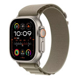 Apple Watch Ultra 2 Gps + Cellular Caixa De Titânio 49 Mm Pulseira Loop Alpina Oliva M