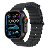 Apple Watch Ultra 2 Gps   Cellular Caixa Preta De Titânio De 49 Mm Pulseira Oceano Preta