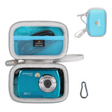  Aproca Blue Hard Travel Storage Case, Para Polaroid Is048 C