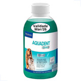 Aquadent Fresh Combate Mal Hálito Higiene Cães Gatos Virbac