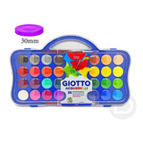 Aquarela Giotto 36 Cores Pastilha 30mm   2 Pincéis