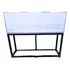 Aquario 120x50x50 8mm Com 300 Litros Base Em Ferro Metalon