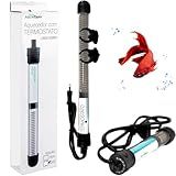 Aquatank Termostato Com Aquecedor Hobby 200w Para Aquarios Até 200 Litros - 110v