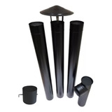 Aquecedor Chamine 110mm Preto P regiane