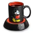 Aquecedor De Copos De Cerâmica Mickey Mouse  Café  300 Ml  Cor De Qualidade  Preto