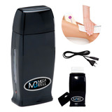 Aquecedor Roll on Cera Quente Depilador Elétrico Mega Bell Cor Preto Bivolt Automático 110v 220v