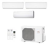 Ar-condicionado Multi Split Inverter Fujitsu 23.000 (2x Evap Hw 9.000 + 1x Evap Hw 18.000) Quente/frio 220v