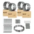 Arame Concertina   Kit Instalação Hf Metalúrgica Simples 30cm De Diâmetro 40m De Comprimento