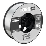 Arame Mig 1 0mm Alumínio Uso Com Gás Rolo De 7kg Tork