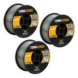Arame Para Solda Mig Uso Sem Gás 1 0mm Kit 3 Rolos De 1 Kg