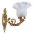 Arandela Colonial Vintage Estilo Borroco Antigo Vidro Tulipa