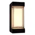 Arandela Preta Com Luz Difusa E De Foco 4w Ip54 3.000k 2590