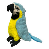 Arara Azul De Pelucia