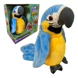 Arara Azul Pelucia Passeio