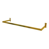 Arara Cabideiro Quadrada Industrial 1 20mt Dourada