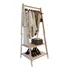 Arara De Roupa Cabideiro Dobravel De Madeira Compacta