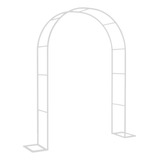 Arbor Tubular Ao Ar Livre Pérgola Jardim Arco Branco