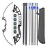 Arco E Flecha Nwj 50 Libras   5 Alvos   6 Flechas   Rest Xs