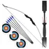 Arco E Flecha Profissional Ambidestro 40lbs + Flechas + Alvo