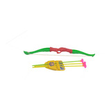 Arco Flecha Kids Suporte Meninas Meninos Infantil 3 Ventosas Cor Verde