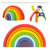 Arco iris Madeira Brinquedo