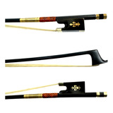 Arco Violino 4 4 Profissional Premium Gold Talão Trabalhado