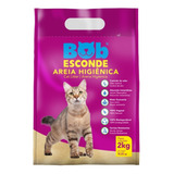 Areia Higiênica Para Gatos Bob Esconde Natural Mandioca 2kg Biodegradavel