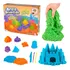 Areia Mágia De Modelar Brinquedo Massa   Moldes Castelo 300g