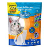Areia Sanitária Pet Gato Cristais De Sílica 1,4kg Chalesco