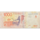Argentina - Cédula De 1.000 Pesos De 2.021 - Letras Ea.