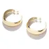 Argola Chapa Lisa Abaulada M - Banhado Prata 925 Ou Ouro 18k