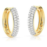 Argola De Ouro Amarelo