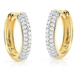 Argola De Ouro Amarelo