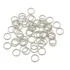 Argola Elo Metal P/ Chaveiro 4mm -prata- Aprox. 100pçs