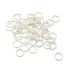 Argola Elo Metal P/ Chaveiro 8mm - Prata - Aprox. 100pçs