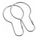 Argola Gancho Tipo Pera Para Cortina 7cm X 40mm 100 Unid 