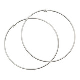 Argola Grande Banhada Ouro