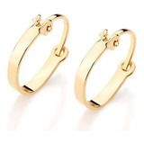 Argola Lisa Infantil Ouro