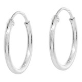 Argola Masculina De Prata