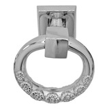 Argola Metal Cromado Pequena